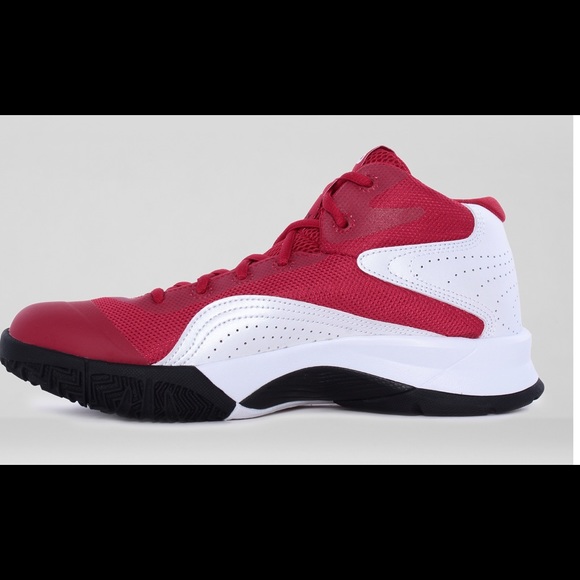 Red and white Jordan Court Vision 00 Size 13 - Picture 2 of 3